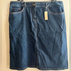 Jones New York Jean Skirt, Sz 16